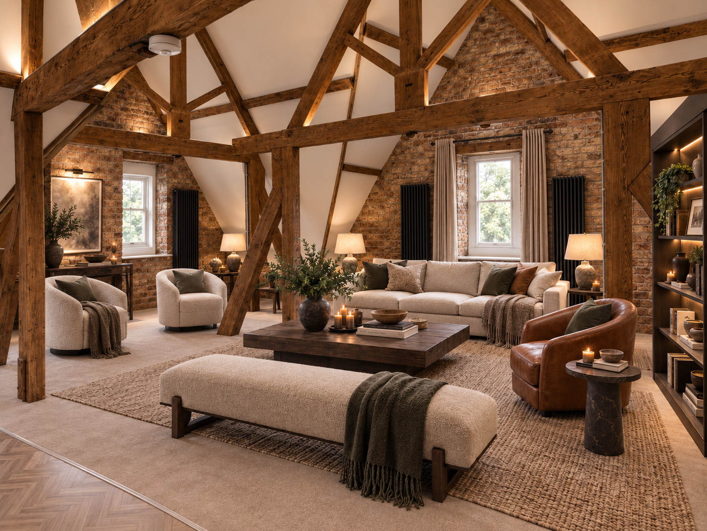 Penthouse One living space