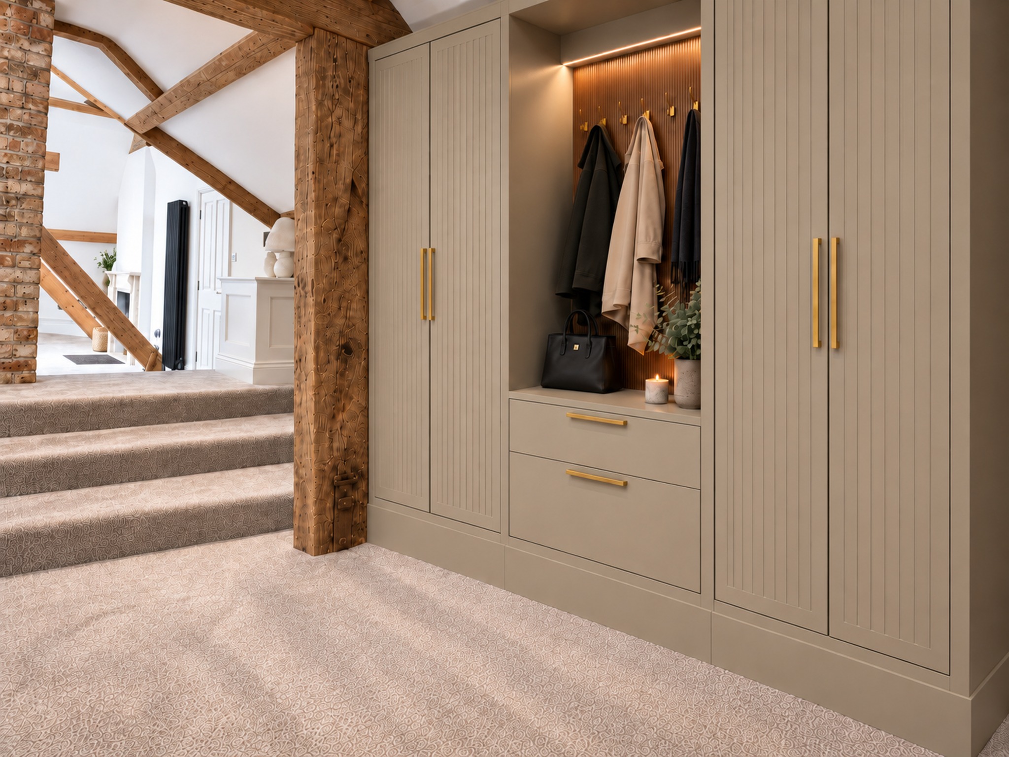 The Penthouse Above hallway